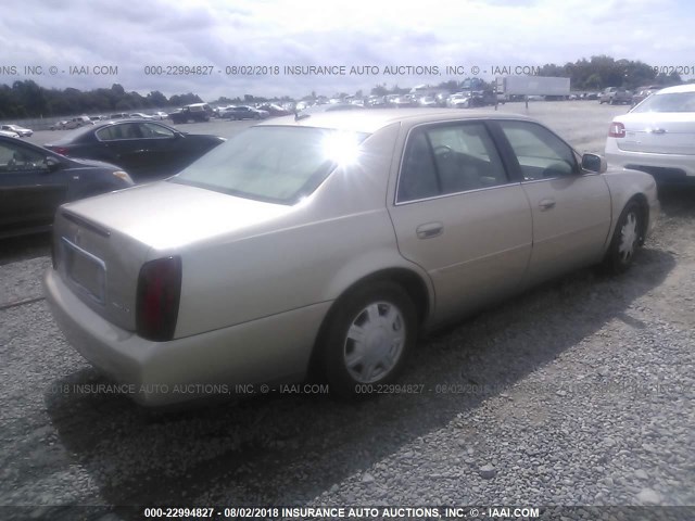 1G6KD54Y75U193292 - 2005 CADILLAC DEVILLE GOLD photo 4