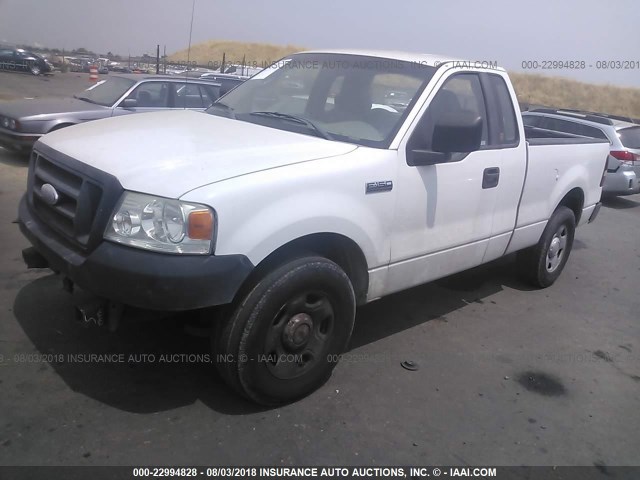 1FTRF12W77NA03407 - 2007 FORD F150 白色 照片 2