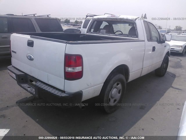 1FTRF12W77NA03407 - 2007 FORD F150 白色 照片 4