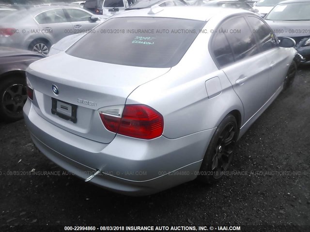 WBAVC53527FZ74035 - 2007 BMW 328 I SULEV SILVER photo 4