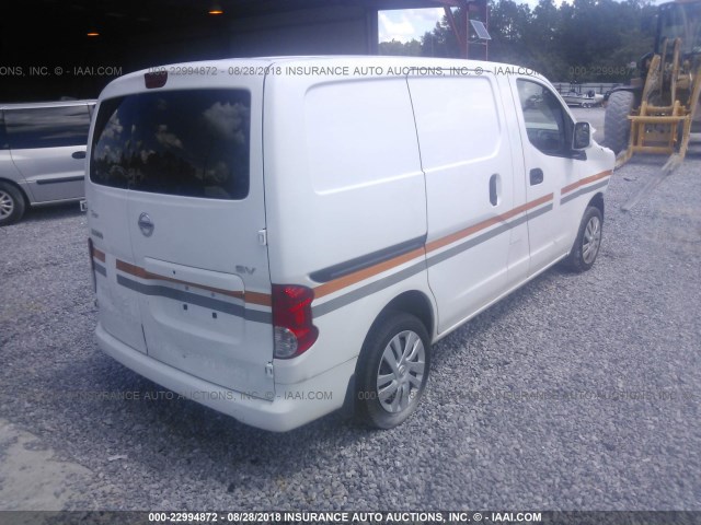 3N6CM0KN7HK694262 - 2017 NISSAN NV200 2.5S/2.5SV WHITE photo 4