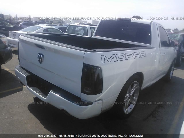 3C6JD6ATXCG145798 - 2012 DODGE RAM 1500 ST WHITE photo 4