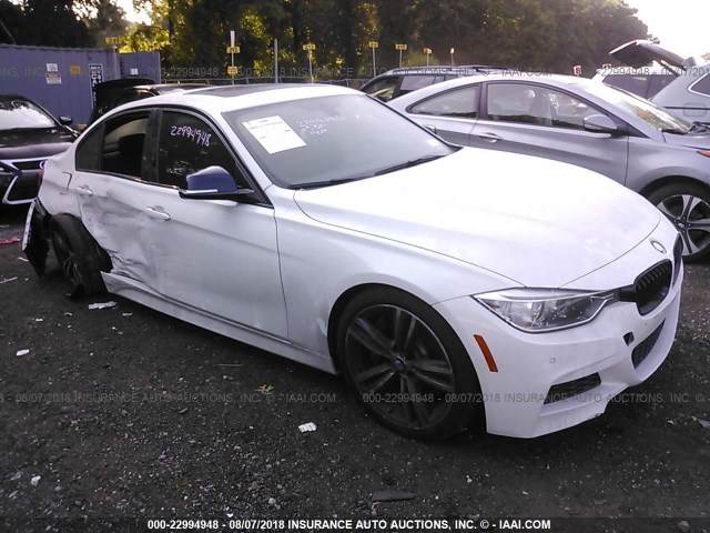 WBA3A9C52FK472524 - 2015 BMW 335 I WHITE photo 1