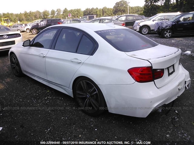 WBA3A9C52FK472524 - 2015 BMW 335 I WHITE photo 3