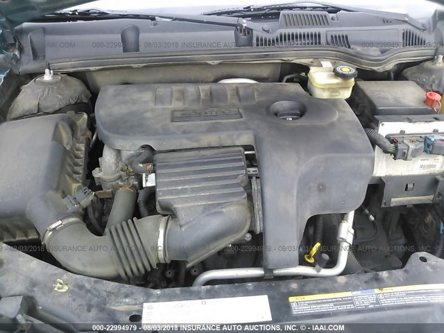 1G8AZ52F15Z141570 - 2005 SATURN ION LEVEL 2 青色 照片 10