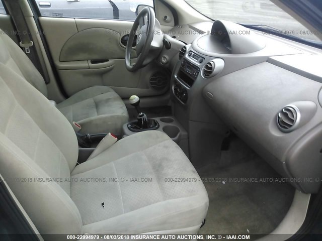 1G8AZ52F15Z141570 - 2005 SATURN ION LEVEL 2 青色 照片 5
