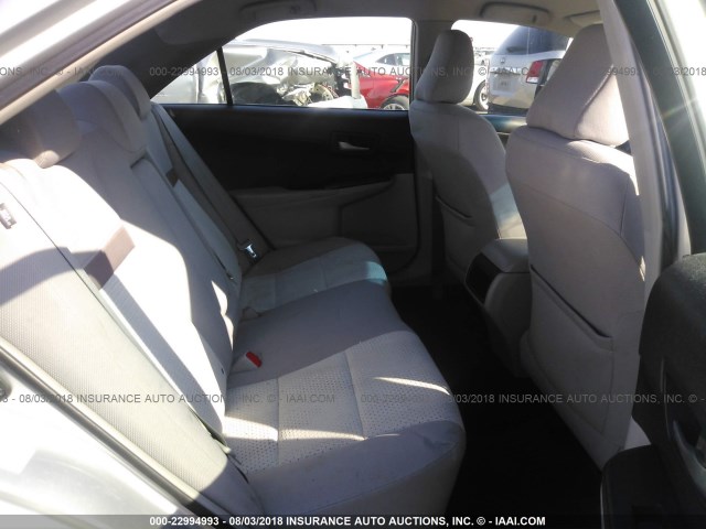 4T1BF1FK9DU694025 - 2013 TOYOTA CAMRY L/SE/LE/XLE 银色 照片 8