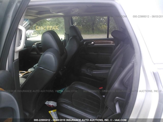 5GAKVBED9BJ337086 - 2011 BUICK ENCLAVE CXL 银色 照片 8