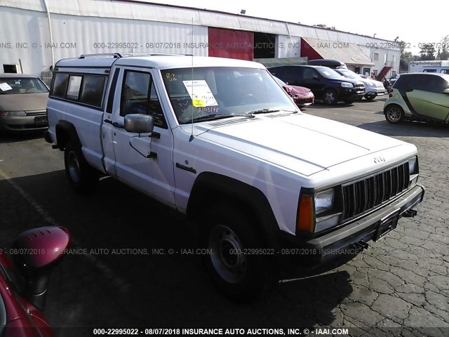 1J7FJ26E9KL558613 - 1989 JEEP COMANCHE WHITE photo 1