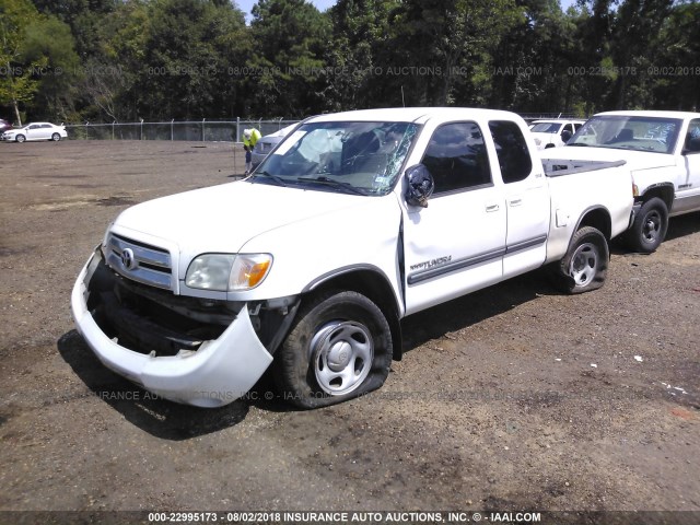 5TBRU34166S480432 - 2006 TOYOTA TUNDRA ACCESS CAB SR5 GRAY photo 2