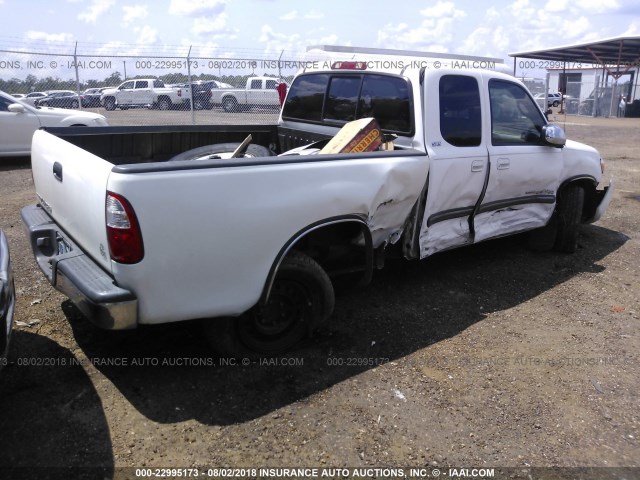 5TBRU34166S480432 - 2006 TOYOTA TUNDRA ACCESS CAB SR5 GRAY photo 4