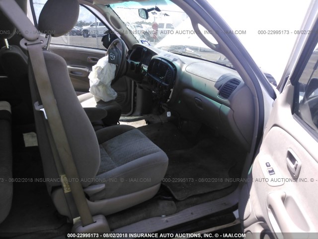 5TBRU34166S480432 - 2006 TOYOTA TUNDRA ACCESS CAB SR5 GRAY photo 5