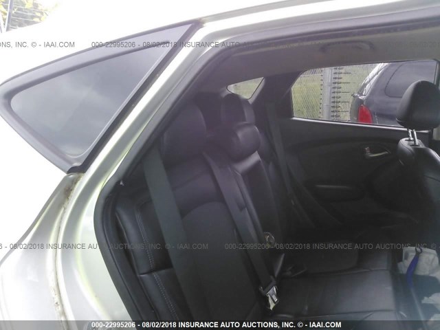 KM8JU3AC6BU125675 - 2011 HYUNDAI TUCSON GLS/LIMITED 银色 照片 8