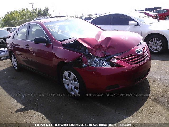 JTNBE46K573047717 - 2007 TOYOTA CAMRY NEW GENERAT CE/LE/XLE/SE RED photo 1