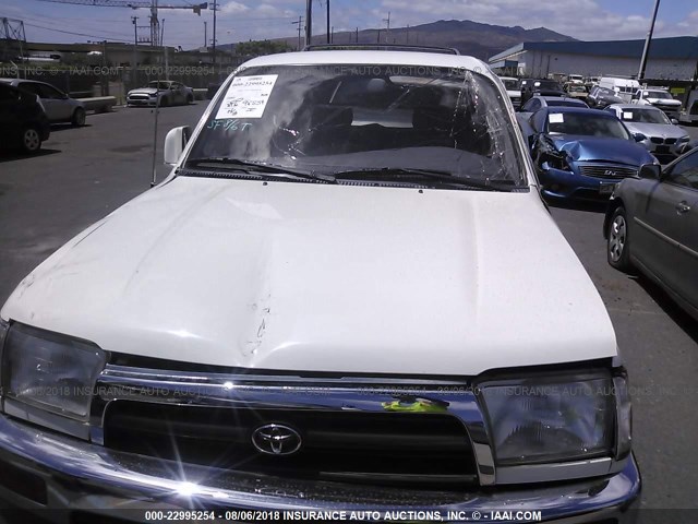 JT3GN86R5W0074208 - 1998 TOYOTA 4RUNNER SR5 WHITE photo 6