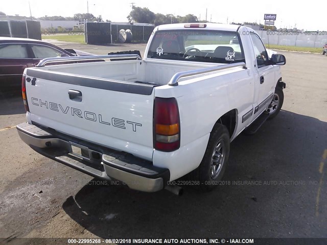 1GCEC14W02Z152876 - 2002 CHEVROLET SILVERADO C1500 WHITE photo 4