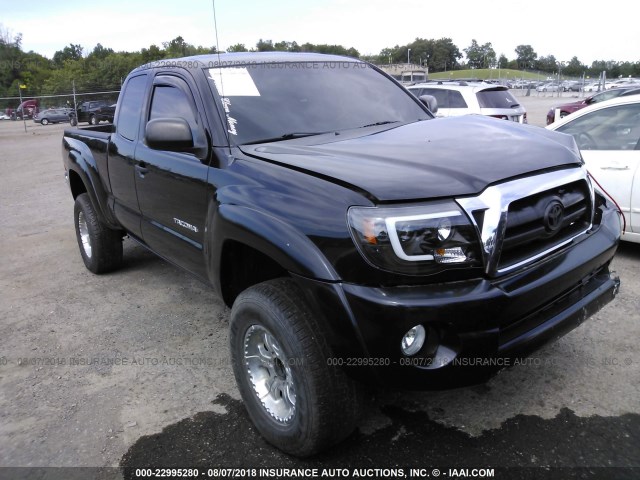 5TEUX42N96Z275937 - 2006 TOYOTA TACOMA ACCESS CAB BLACK photo 1