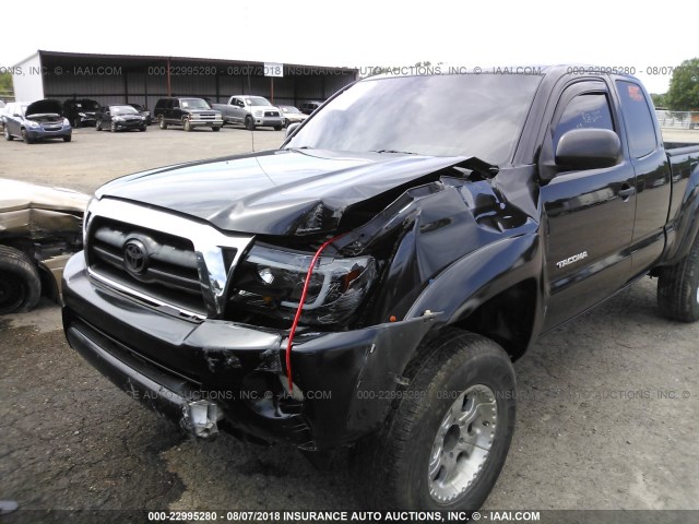 5TEUX42N96Z275937 - 2006 TOYOTA TACOMA ACCESS CAB BLACK photo 6