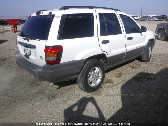 1J4GW48S04C221087 - 2004 JEEP GRAND CHEROKEE LAREDO/COLUMBIA/FREEDOM 白色 照片 4