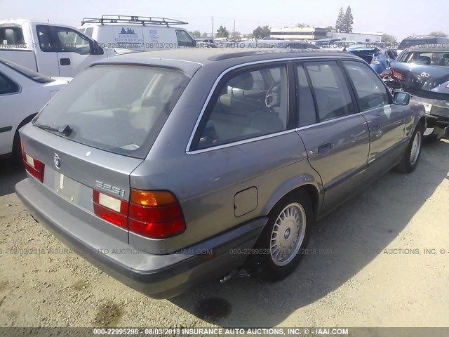 WBAHJ632XRGD24478 - 1994 BMW 525 IT AUTOMATIC GRAY photo 4