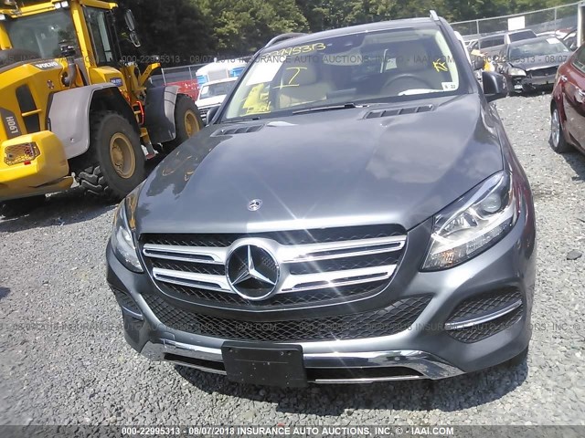 4JGDA5HB0JB010112 - 2018 MERCEDES-BENZ GLE 350 4MATIC GRAY photo 6