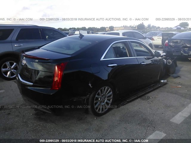 1G6AB5RAXE0147637 - 2014 CADILLAC ATS LUXURY BLACK photo 4