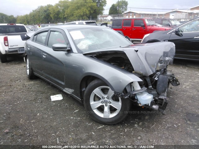 2B3CL3CG3BH608321 - 2011 DODGE CHARGER GRAY photo 1