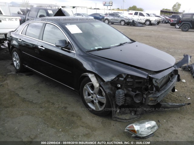 1G1ZD5EU7CF374409 - 2012 CHEVROLET MALIBU 2LT BLACK photo 1