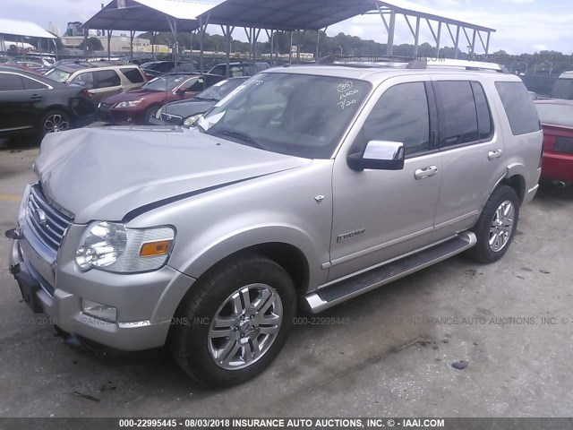 1FMEU75877UB61395 - 2007 FORD EXPLORER LIMITED SILVER photo 2
