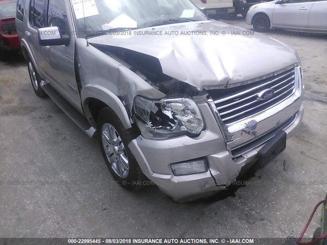 1FMEU75877UB61395 - 2007 FORD EXPLORER LIMITED SILVER photo 6