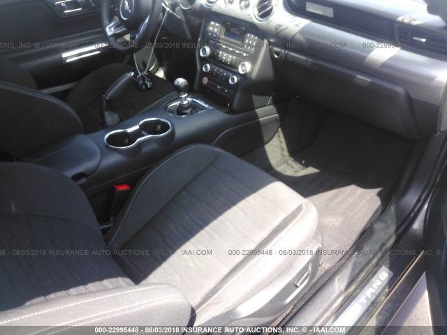 1FA6P8CF4H5202123 - 2017 FORD MUSTANG GT GRAY photo 5