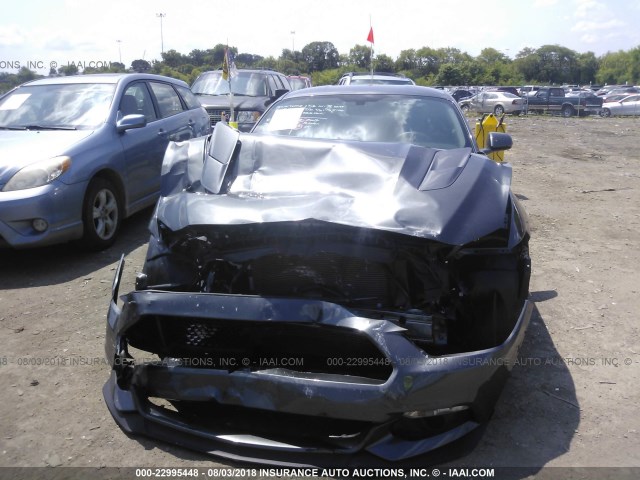 1FA6P8CF4H5202123 - 2017 FORD MUSTANG GT GRAY photo 6