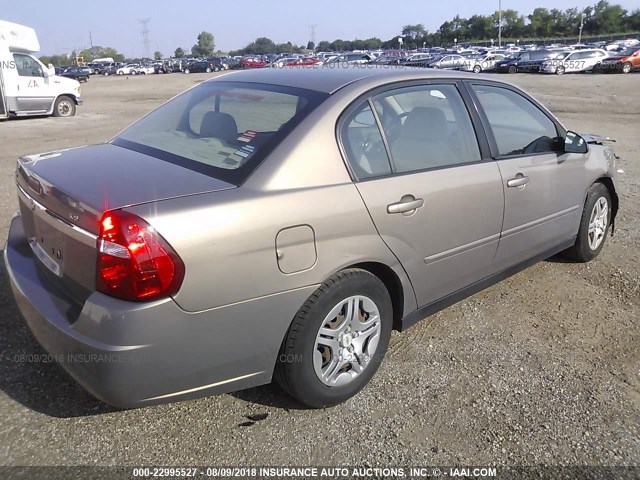 1G1ZS58F37F289219 - 2007 CHEVROLET MALIBU LS BROWN photo 4