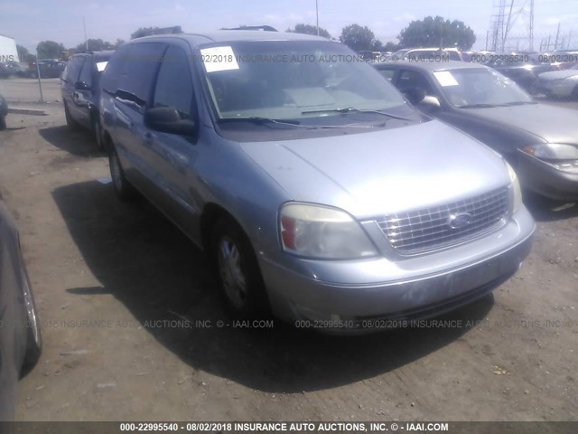 2FMZA52297BA04553 - 2007 FORD FREESTAR SEL BLUE photo 1