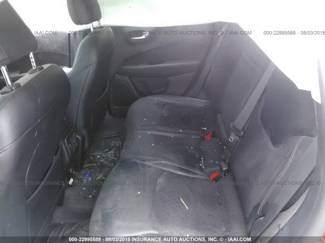 3C4NJDBB6JT107826 - 2018 JEEP COMPASS LATITUDE 红色 照片 8