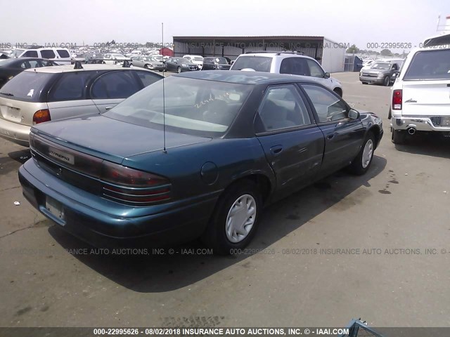 2B3HD46U5SH625907 - 1995 DODGE INTREPID GREEN photo 4