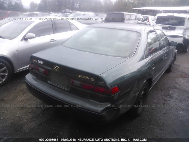 4T1BG22K2XU408089 - 1999 TOYOTA CAMRY CE/LE/XLE 绿色 照片 4