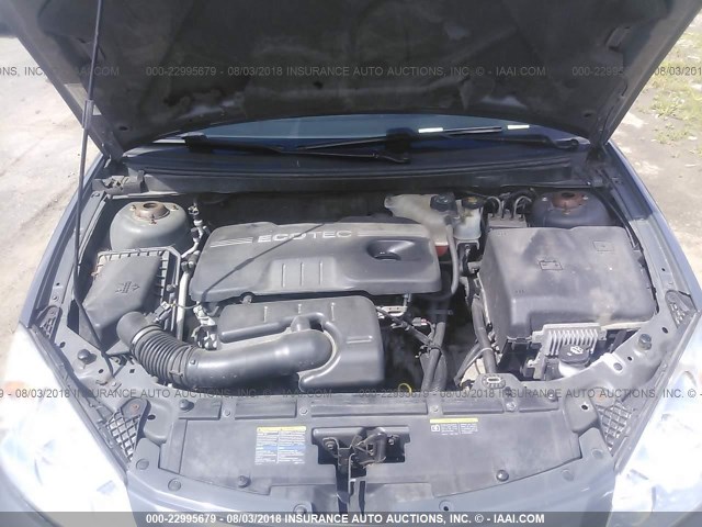 1G2ZF57B384111161 - 2008 PONTIAC G6 VALUE LEADER/BASE GRAY photo 10