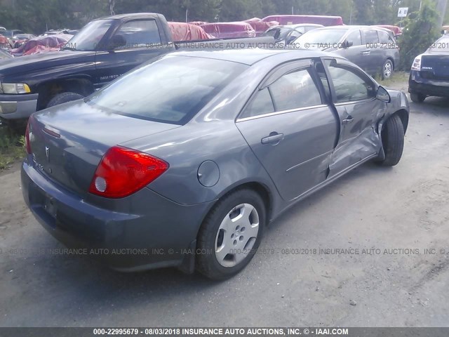 1G2ZF57B384111161 - 2008 PONTIAC G6 VALUE LEADER/BASE GRAY photo 4