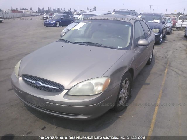 1FAHP56S92G120450 - 2002 FORD TAURUS SEL TAN photo 2