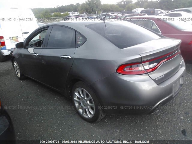 1C3CDFCH6DD204522 - 2013 DODGE DART LIMITED/R/T BLACK photo 3