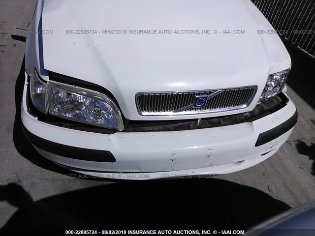 YV1VS29582F849488 - 2002 VOLVO S40 1.9T WHITE photo 6