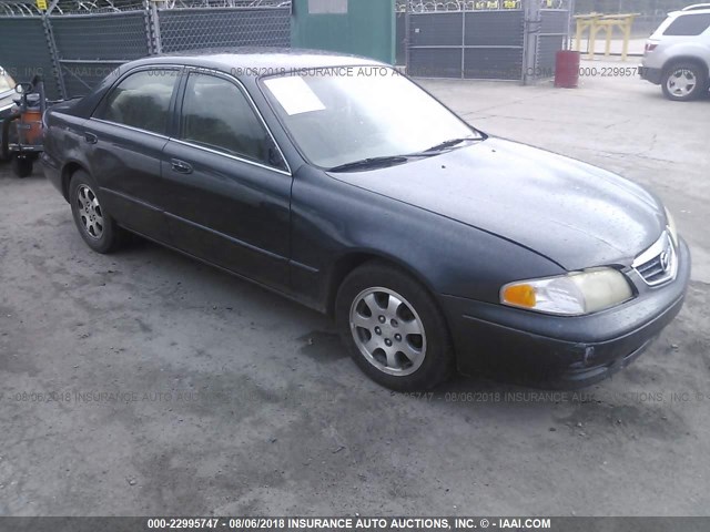 1YVGF22C825282940 - 2002 MAZDA 626 LX GREEN photo 1