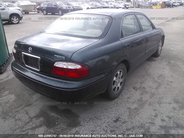 1YVGF22C825282940 - 2002 MAZDA 626 LX GREEN photo 4