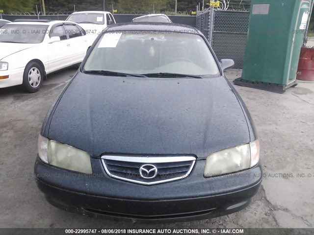 1YVGF22C825282940 - 2002 MAZDA 626 LX GREEN photo 6