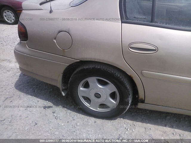 1G1NE52J116121556 - 2001 CHEVROLET MALIBU LS ოქროსფერი ფოტო 6