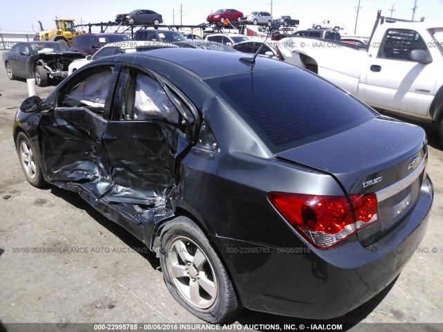 1G1PC5SB6D7152811 - 2013 CHEVROLET CRUZE LT TEAL photo 3