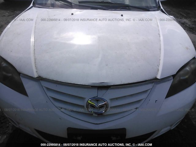 JM1BK323151349875 - 2005 MAZDA 3 S WHITE photo 6