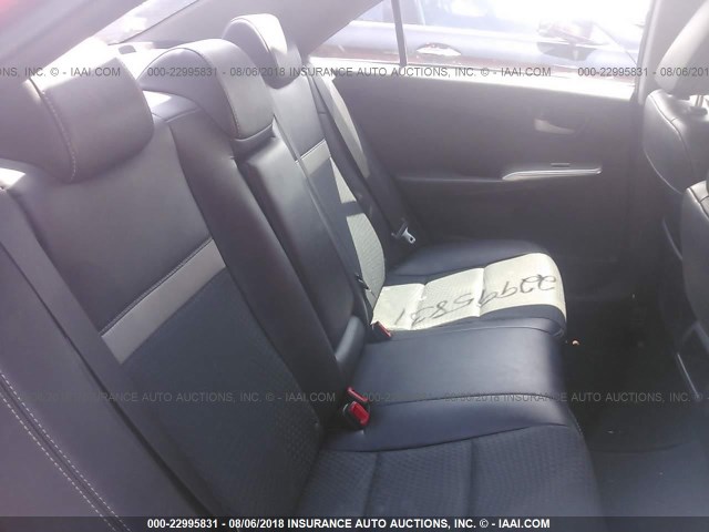 4T1BF1FK8CU576031 - 2012 TOYOTA CAMRY SE/LE/XLE წითელი ფოტო 8