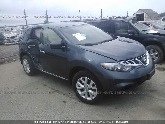 JN8AZ1MW4EW514814 - 2014 NISSAN Murano S/SL/SV/LE BLUE photo 1